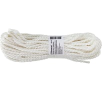 Хозяйственная полиэфирная веревка Политех диаметр 6 мм, 25 м, 16 ктес, 350 кгс 8003107