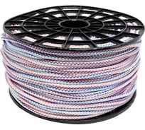 Вязаный полипропиленовый шнур с сердечником Политех цветной, диаметр 8 мм, 200 м, 23 ктекс, 140 кгс 8001080