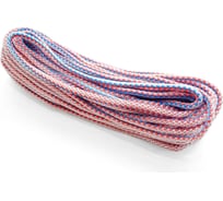 Вязаный полипропиленовый шнур с сердечником Политех цветной, диаметр 6 мм, 20 м, 12 ктекс, 95 кгс 8001061