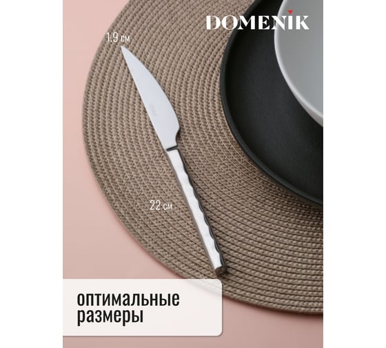 Нож столовый DOMENIK PYRAMID DMC123
