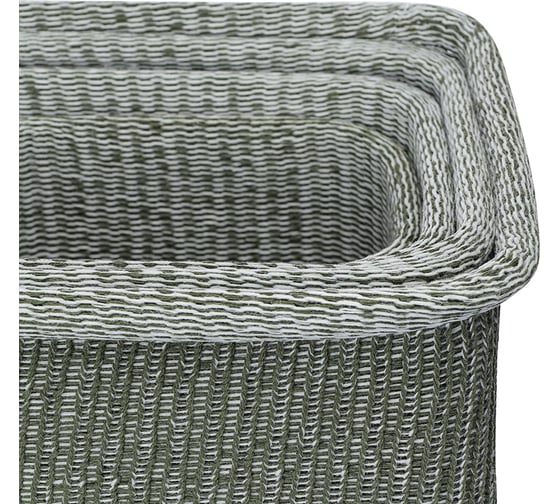 Набор корзин для хранения Bergenson Bjorn Sustainable collection 4 шт, оливковый BB0000676
