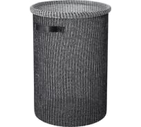 Корзина для хранения Bergenson Bjorn Sustainable collection, d37x52 см, черная BB0000670