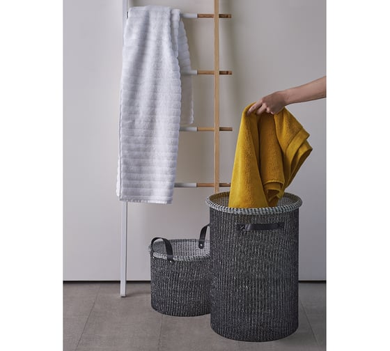 Корзина для хранения Bergenson Bjorn Sustainable collection, d37x52 см, черная BB0000670