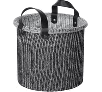 Корзина для хранения Bergenson Bjorn Sustainable collection, d27x25 см, черная BB0000672