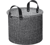 Корзина для хранения Bergenson Bjorn Sustainable collection, d32x28 см, черная BB0000671