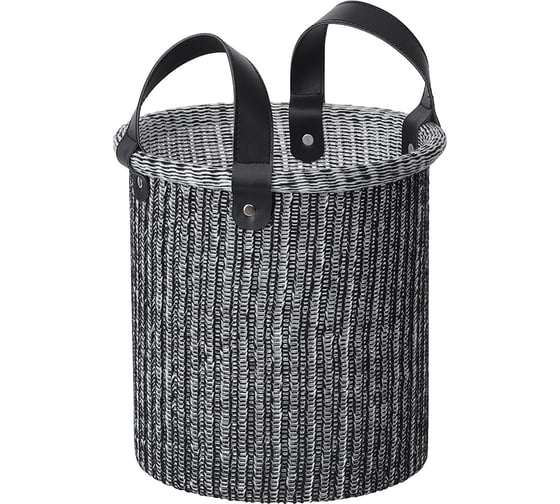 Корзина для хранения Bergenson Bjorn Sustainable collection, d22x23 см, черная BB0000673 1