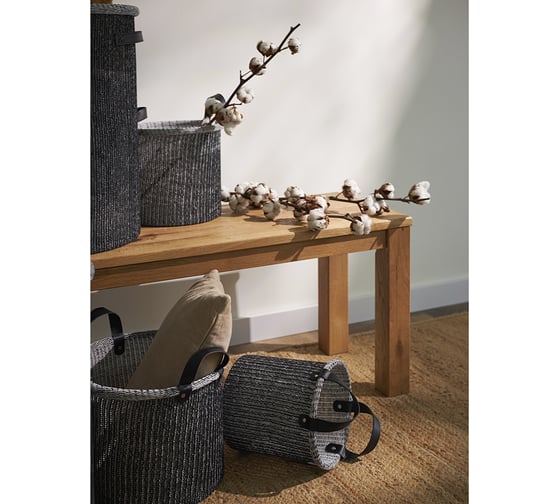 Корзина для хранения Bergenson Bjorn Sustainable collection, d22x23 см, черная BB0000673