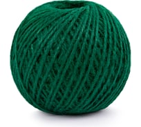 Джутовый шпагат Gamma ШД6 100% джут, 1.1 мм, 100 м, 109 я, зеленый 707027