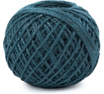 Джутовый шпагат Gamma ШД6 100% джут, 1.1 мм, 100 м, 109 я, синий 707029