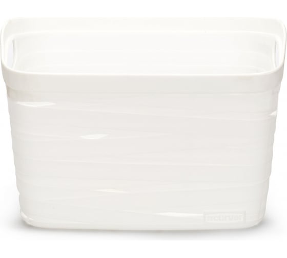 Корзина Архимед Ribbon S 270x210x170мм белая 221155