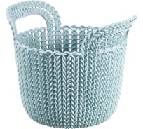 Корзина CURVER KNIT XS круглая, 3л, голубая 03671-X60-00