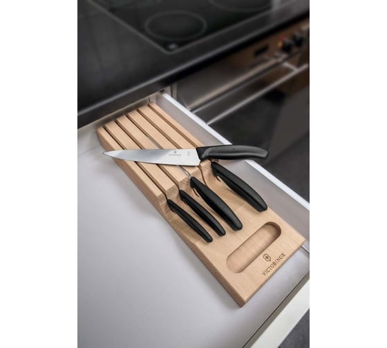 Кухонный набор Victorinox 5 предметов, в подставке из бука 6.7143.5