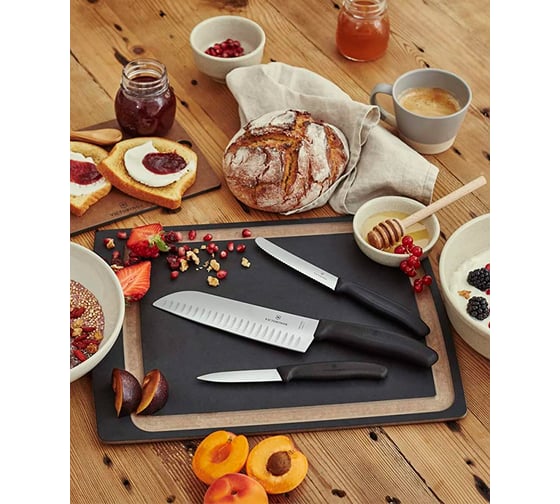 Кухонный набор Victorinox 4 предмета, черный 6.7133.4G