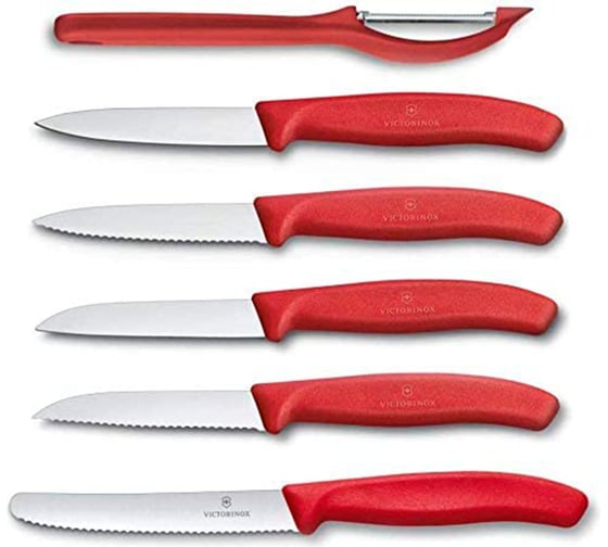 Кухонный набор Victorinox 6 предметов, красный 6.7111.6G 1