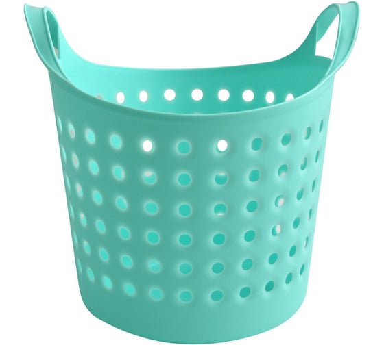 Корзинка МУЛЬТИДОМ Soft 4.1 л, мята, 24.5x20.5x22 см ИК 30857000 1