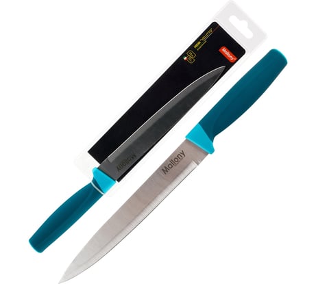 Нож с рукояткой софт-тач Mallony VELUTTO MAL-02VEL разделочный, 19 см 005525