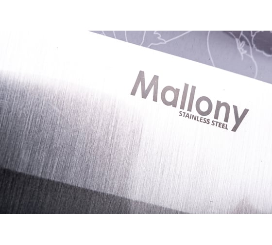 Цельнометаллический нож Mallony MAESTRO MAL-01M сантоку, 18 см 920231