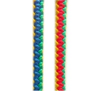 Вязаный шнур ЕВРОПАРТНЕР РАДУГА полипропилен, D6 мм, 20 м 5 2457 0
