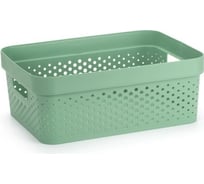 Коробка CURVER INFINITY 11 л, сланцево-зеленая 04750-S86-11