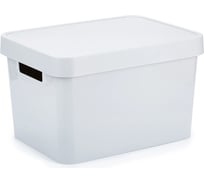 Коробка CURVER INFINITY с крышкой, 17 л, серая 04743-099-01