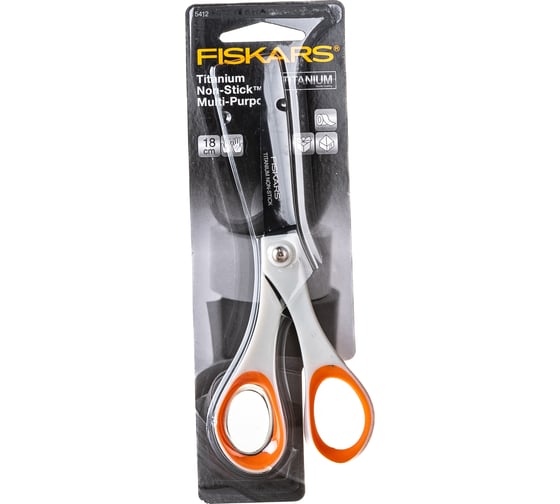 Ножницы Fiskars Titanium Non-Stick18 см 1004720 1