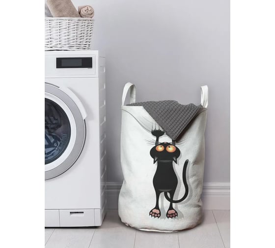 Корзина для хранения игрушек JoyArty Кот-шкодник 45 л toba_18507_M 1