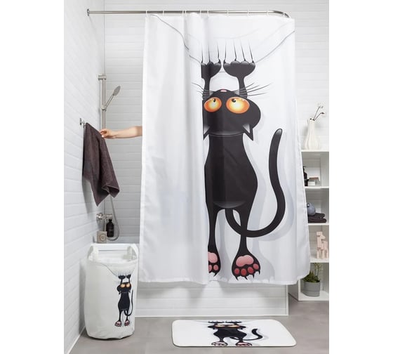 Корзина для хранения игрушек JoyArty Кот-шкодник 75 л toba_18507_l