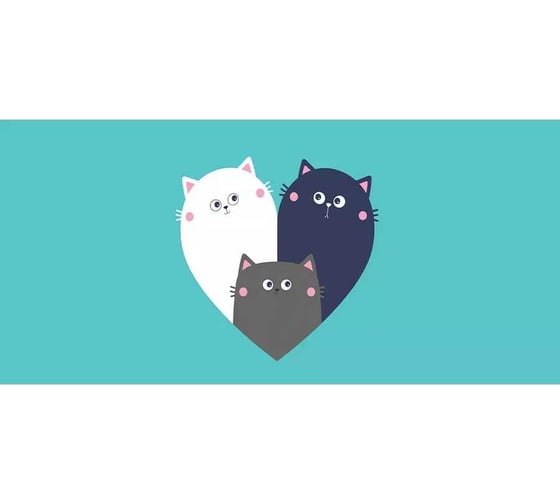 Корзина для хранения игрушек JoyArty Трио валентинка 75 л, серия День св.Валентина toba_429243_L