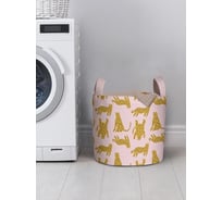 Корзина для белья JOYARTY "Забавные леопарды" 34 л, gaba_385251_s