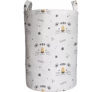 Корзина для белья в ванную JOYARTY "Милая мордочка" 75 л, серия Новый год и рождество gaba_428060_L