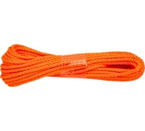 Канат Стройбат полипропилен крученый 6 мм оранжевый 15 м 200060