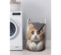 Корзина для белья в ванную JOYARTY "Кот хулиган" 45 л, серия Мужские праздники gaba_430073_m