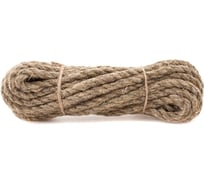 Канат Стройбат пеньковый крученый 10 мм 100 м 295380
