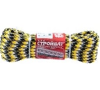 Шнур Стройбат полипропилен повышенной плотности  8 мм цветной 15 м 358290
