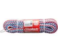 Шнур Стройбат полипропилен вязаный 6 мм цветной 15 м 332460