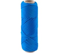 Шнур Стройбат хозяйственно-бытовой с сердечником  2 мм синий 50 м 329860