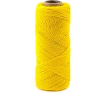 Шнур каменщика Стройбат полипропилен крученый 1.2 мм желтый 100 м 335760