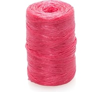 Шпагат Стройбат полипропилен лента 1200 текс красный 60 м 119810