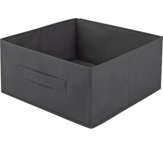 Коробка для хранения Рыжий кот 31x31x15 см, 1 шт, цвет - серый 108039 1