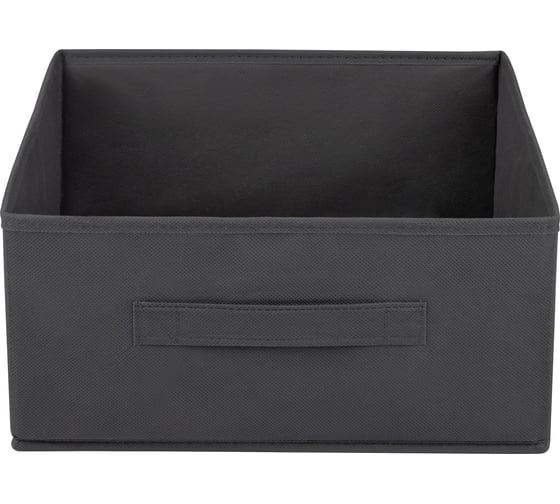 Коробка для хранения Рыжий кот 31x31x15 см, 1 шт, цвет - серый 108039