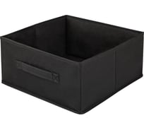 Коробка для хранения Рыжий кот 31x31x15 см, 1 шт, цвет - черный 108040