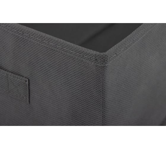 Коробка складная для хранения Рыжий кот 31x31x31 см, цвет - серый 107528
