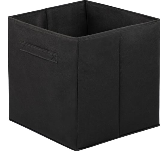 Коробка складная для хранения Рыжий кот 31x31x31 см, цвет - черный 107519