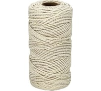 Хлопковая крученая двухпрядная нить STARFIX 2 мм, 100 м SMP-51089-100