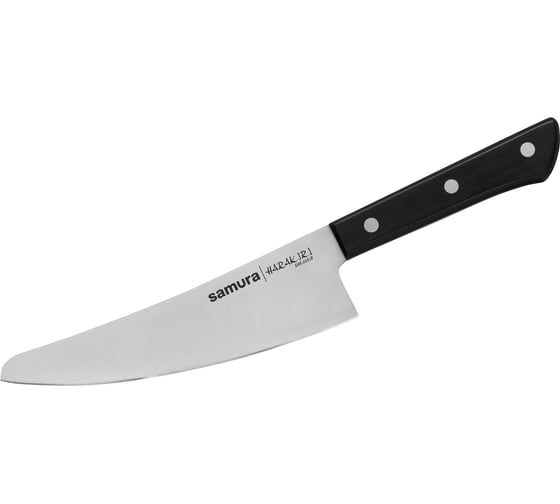 Нож кухонный Samura "HARAKIRI" малый Шеф 166 мм, корроз.-стойкая сталь, ABS пластик SHR-0083B/K