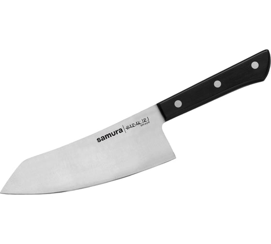 Нож кухонный Samura "HARAKIRI" Хаката 166 мм, корроз.-стойкая сталь, ABS пластик SHR-0091B/K