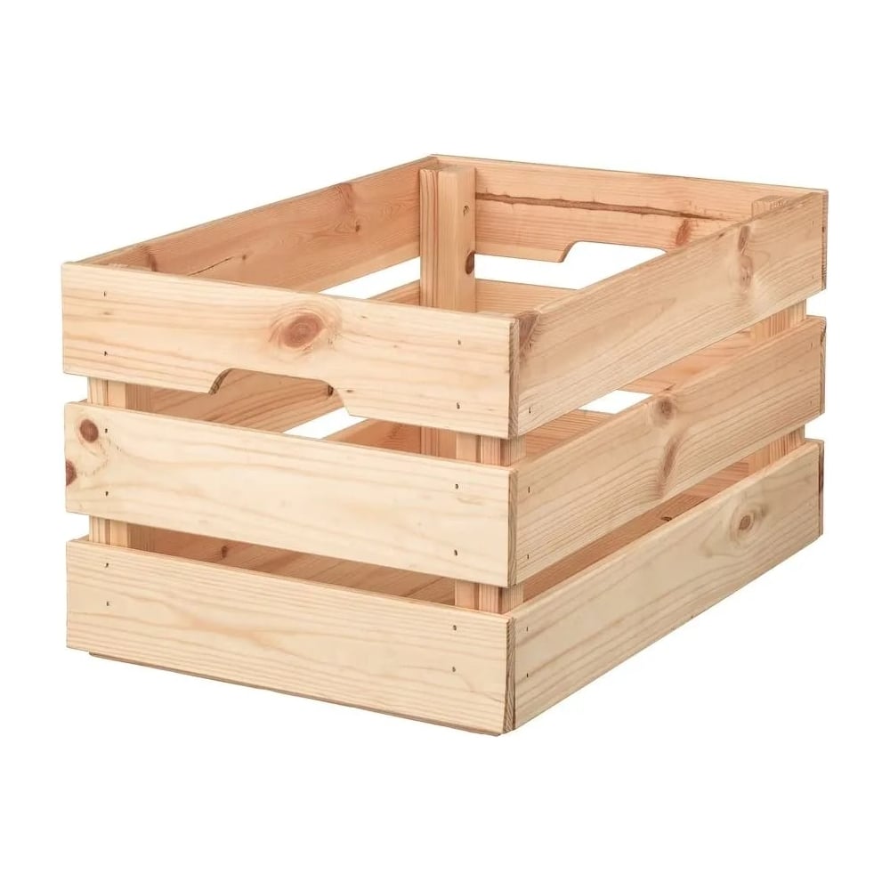 Ящик для хранения вещей ДИПРИЗ Dipriz 46x31x25 из массива сосны с ...