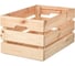 Ящик для хранения вещей ДИПРИЗ Dipriz 46x31x25 из массива сосны с ручками большой, органайзер, контейнер, коробка для хранения вещей и игрушек для стеллажа Д.7536 1