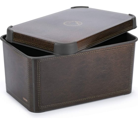 Короб-ящик для хранения CURVER СТОКГОЛЬМ LEATHER 6 л 04710-D12