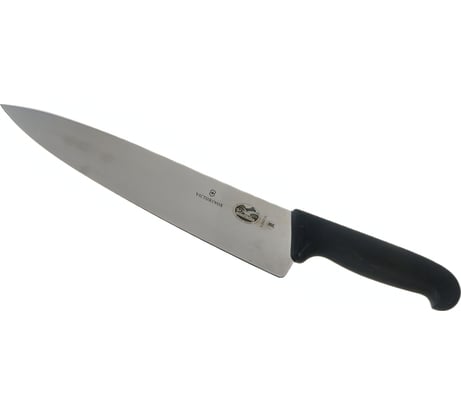 Разделочный нож Victorinox Fibrox, лезвие 25 см, черный, 5.2003.25